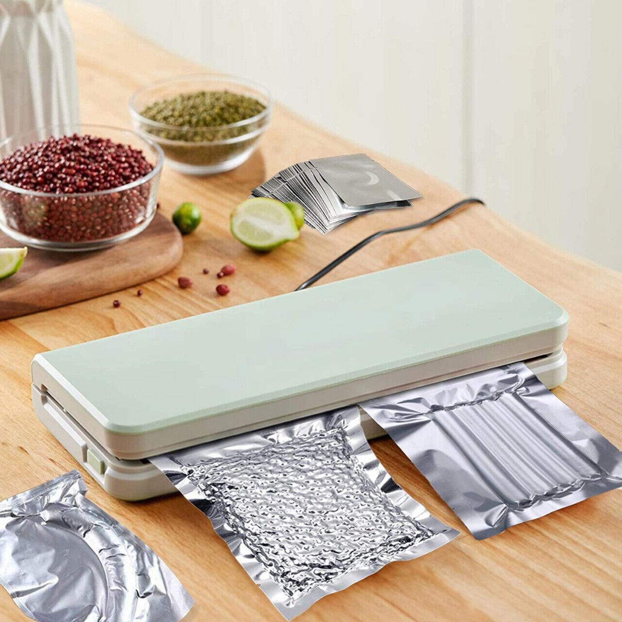 100/200X Aluminum Foil Heat Seal Mylar Food Vacuum Bags 6 Sizes - 25x35cm x 100 PCS