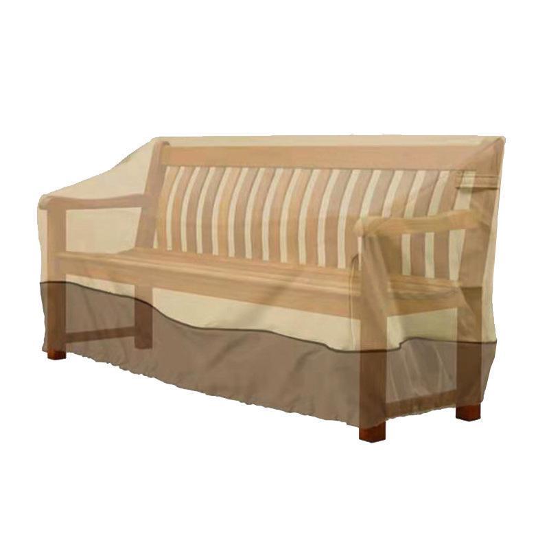 Outdoor Waterproof Patio Chair Cover Lounge Deep Seat Cover Furniture Sofa Cover Grey Black - 193*83*84CM