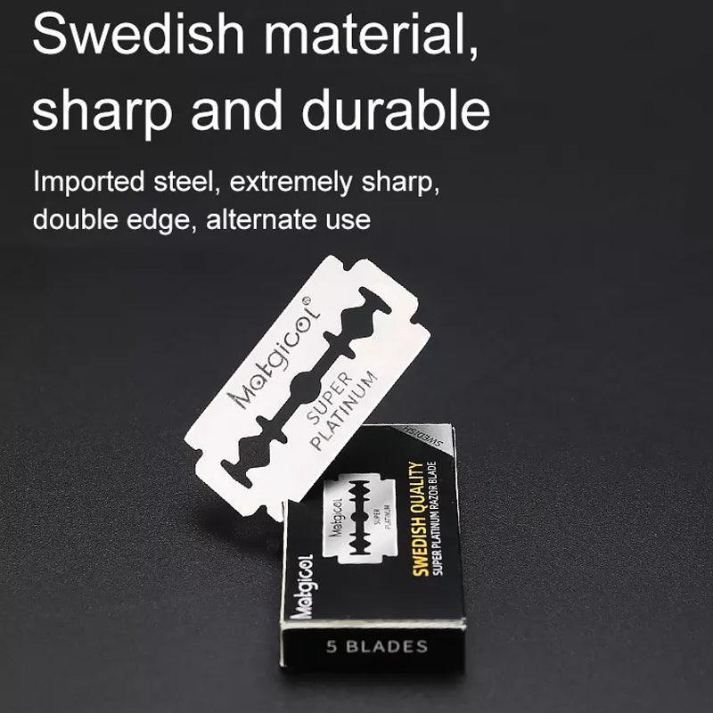 Pack of 10 to 200 Super Stainless Razor Blades Double Edge for Shaving Use - 100PCS