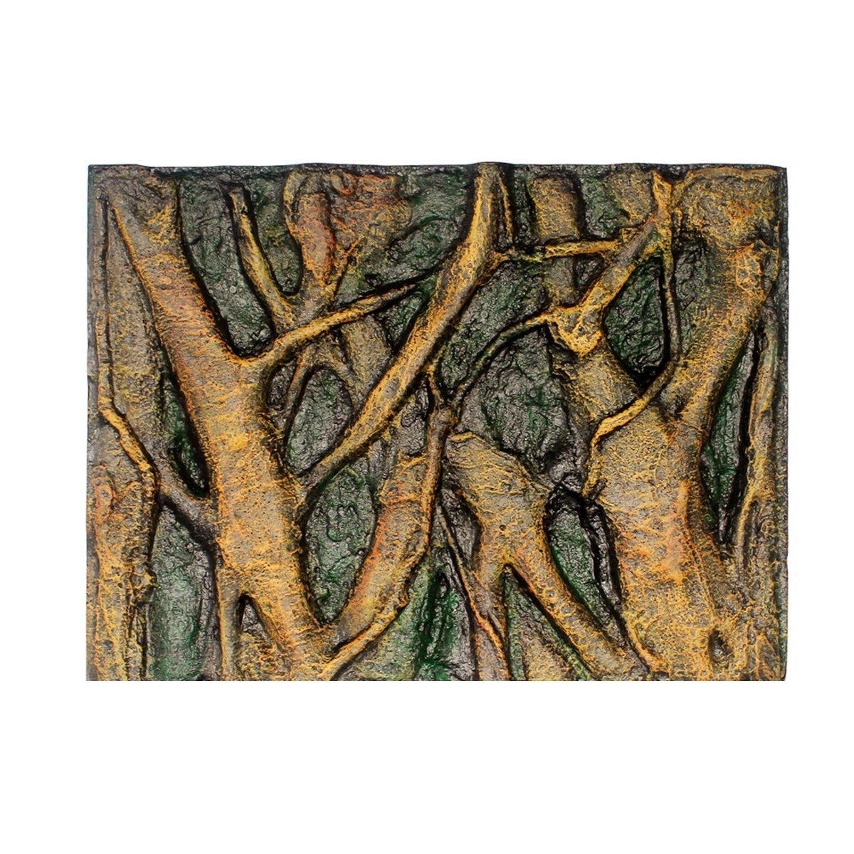 Pet Reptile Tank Board 3D Foam Backgrounds and Habitat Decoration 9 Styles - F