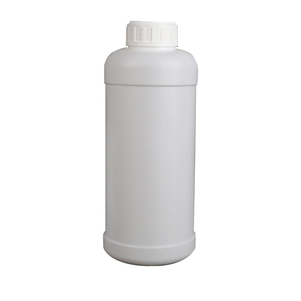 50pcs Chemical Bottle White Plastic Sample Reagent Bottles for Lab Storage - 300ml