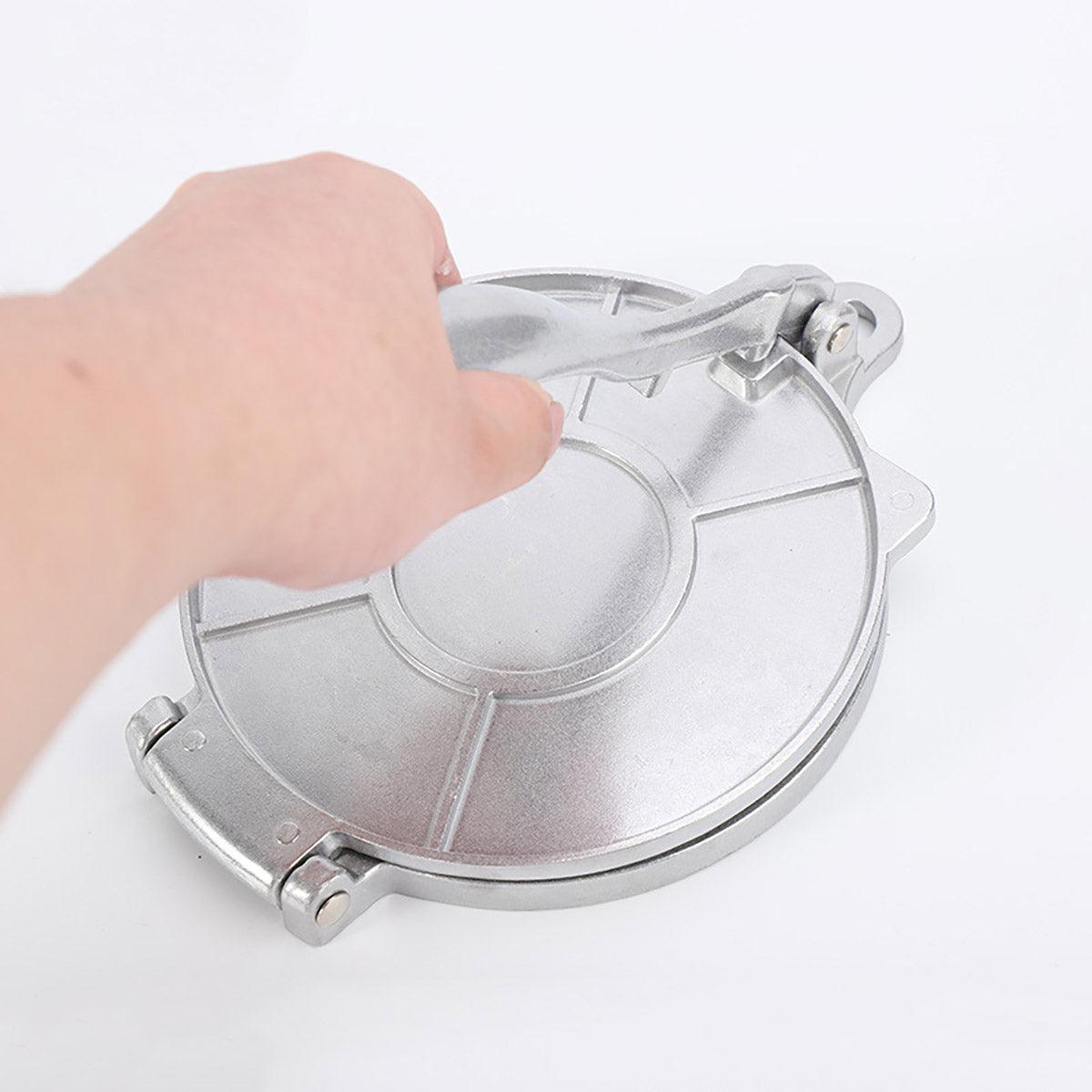 16/20cm Premium Tortilla Press Flat Bread Maker Taco Roti Chapati Health Food - Black-20cm