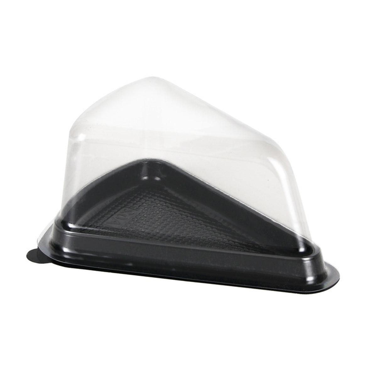 100pcs Triangle Cake Boxes for Bakery Packaging Pastry Gift Boxes for Parties - Black-8x15x7cm