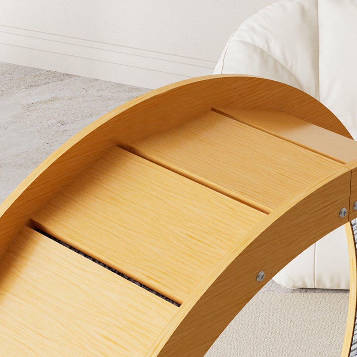 Cat Exercise Wheel Toy Furniture Running Treadmill Exerciser Scratcher Board