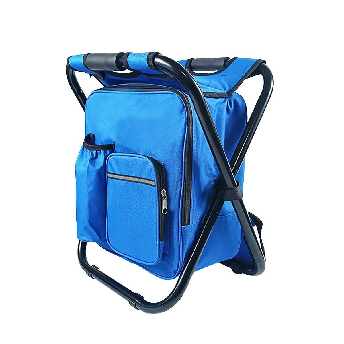 Portable Outdoor Folding Chair Oxford Small Stool for Fishing Camping Hiking - Green