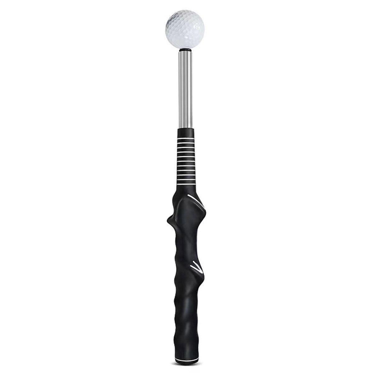 Golf Swing Training Aid Telescopic Impact Sound Stick Exercise Tool for Practice - Red