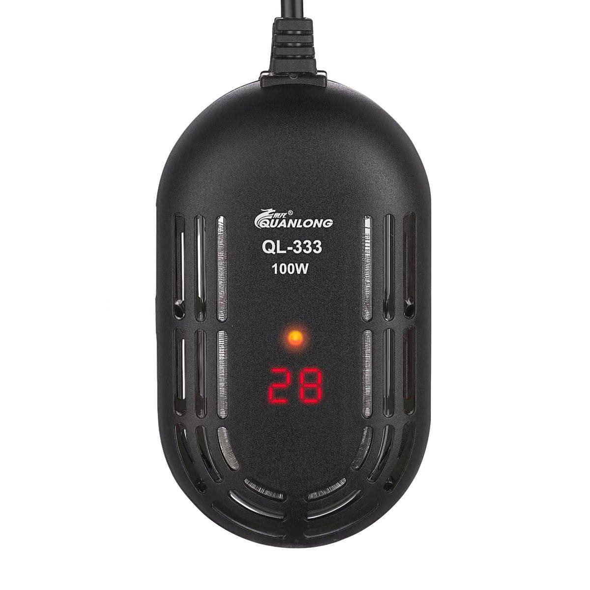 Mini Submersible Aquarium Temperature Rod with Thermostat for Fish and Turtle Tanks - 100W