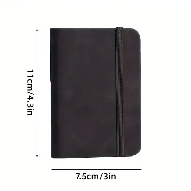 10pcs Mini Pocket Notebook A7 Small Portable Notepad for Office School Use - Light Blue