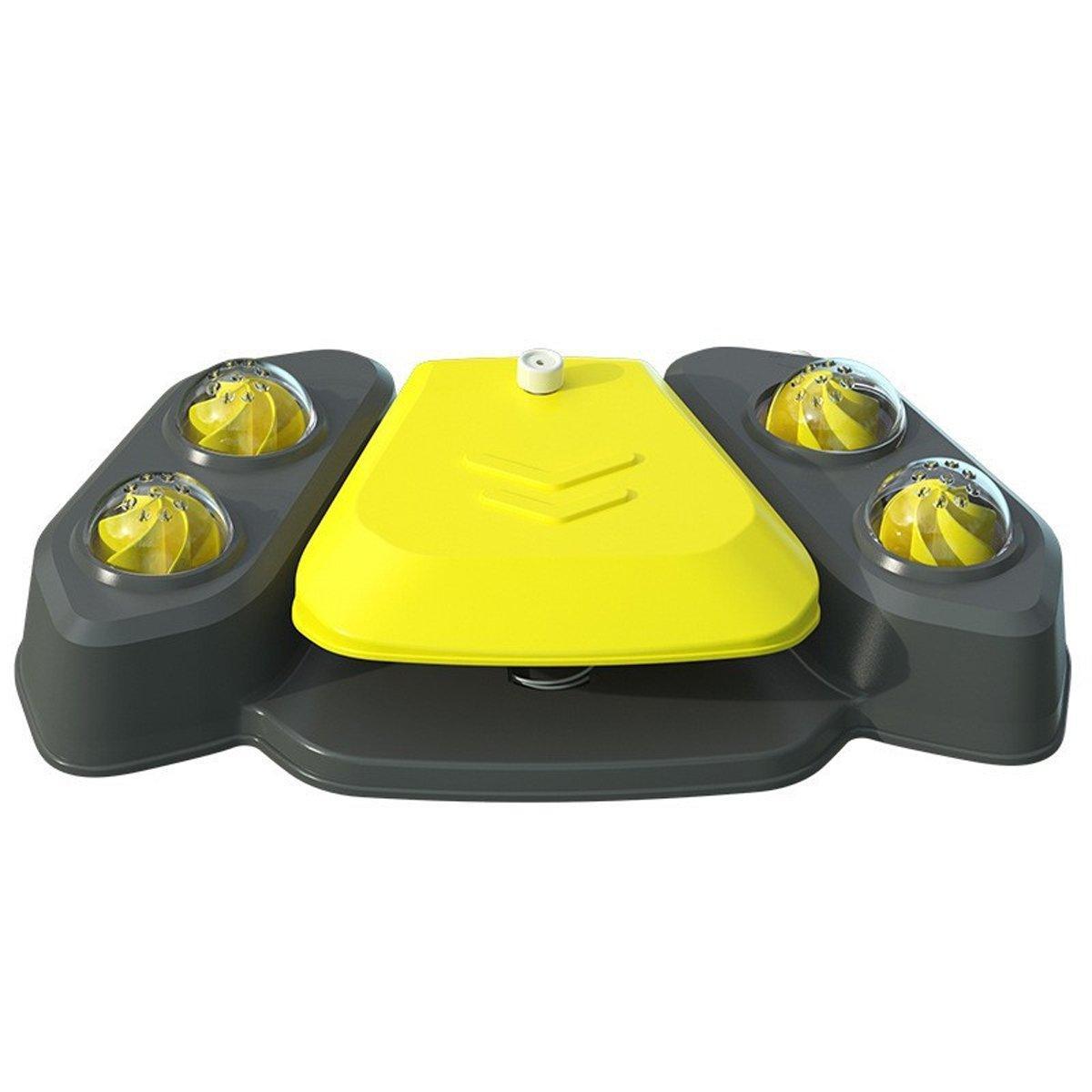 Automatic Water Feeder Dispenser with Bath Spray and Footstep Dog Toys for Pets - Blue