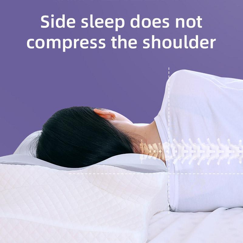 Memory Foam Butterfly Neck Pillow for Enhanced Comfort and Sleep Positioning