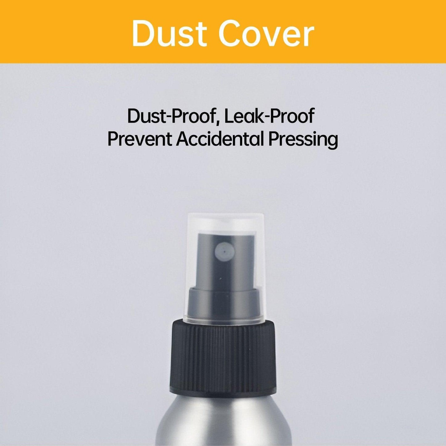 10pcs Travel Size Refillable Aluminum Spray Bottles Toner Cleaning Solution Mist - 10pcs-100ml