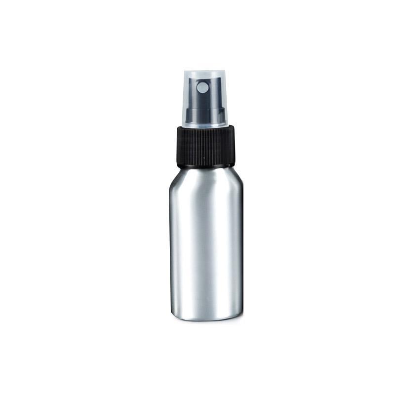 10pcs Travel Size Refillable Aluminum Spray Bottles Toner Cleaning Solution Mist - 10pcs-150ml