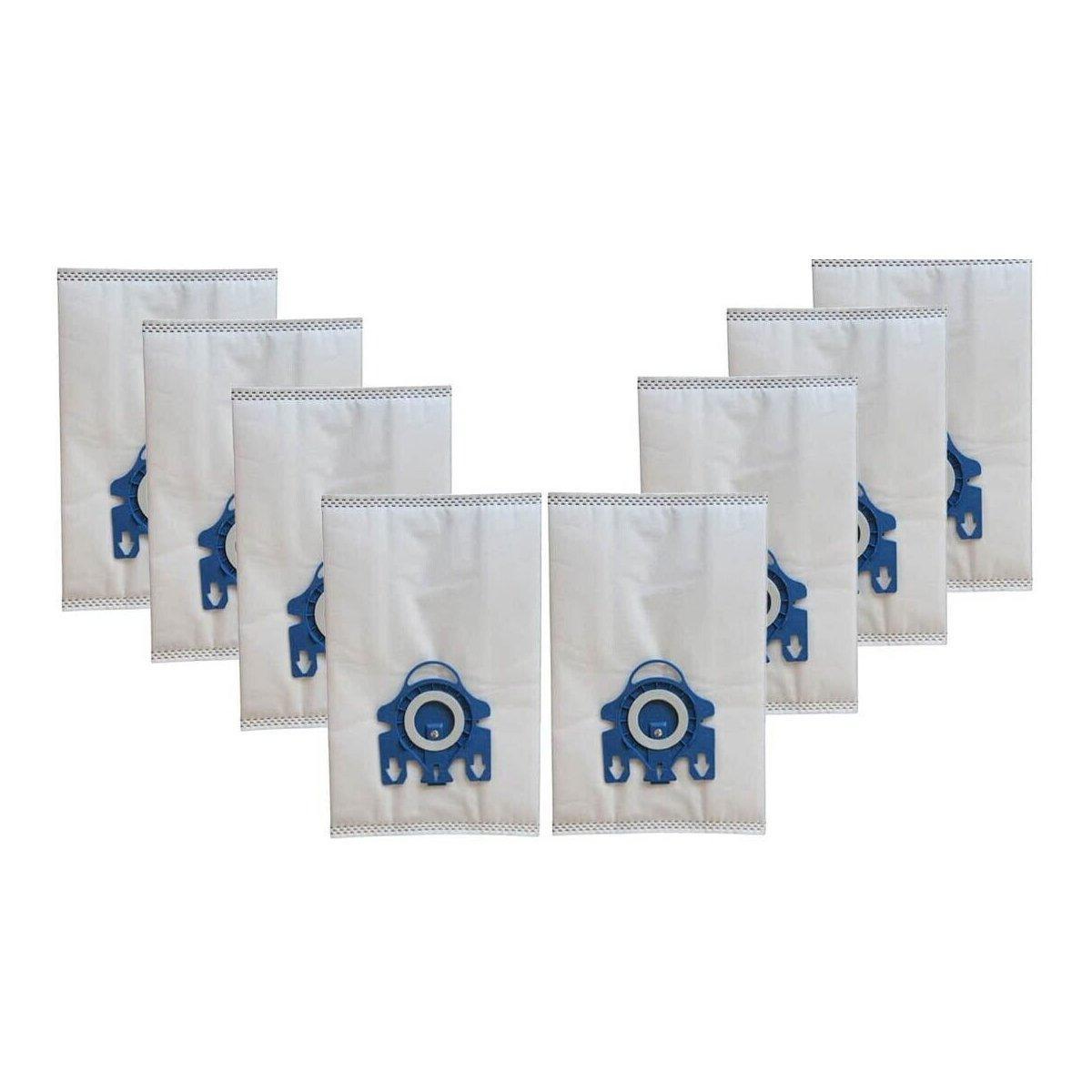 12x Vacuum Cleaner Bags for Miele 3D GN Complete C2 C3 S2 S5 S8 S5211 Models - Red