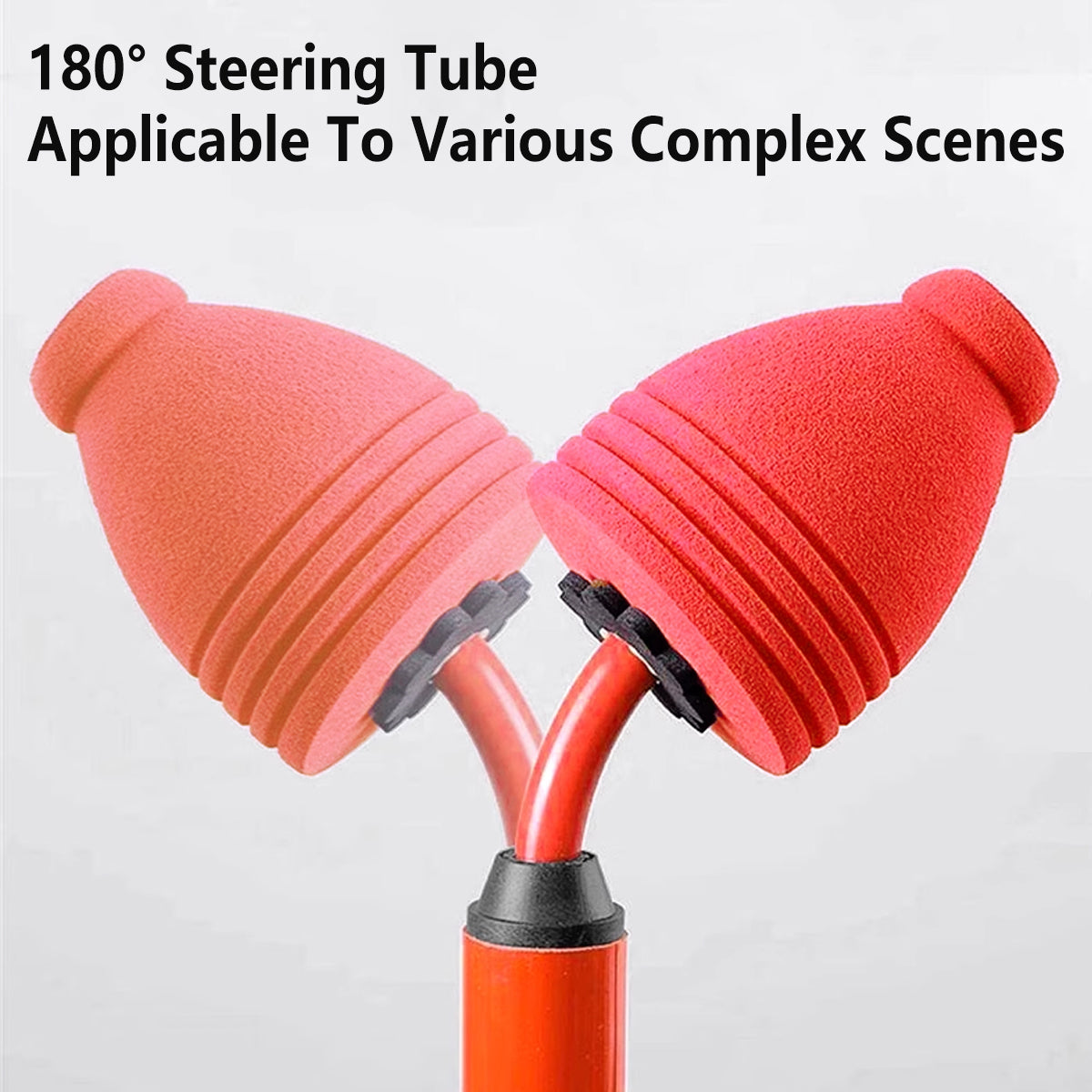 2PCS Toilet Plunger Vacuum Pump Powerful Clog Remover Sewer Drain Unclogging Tool