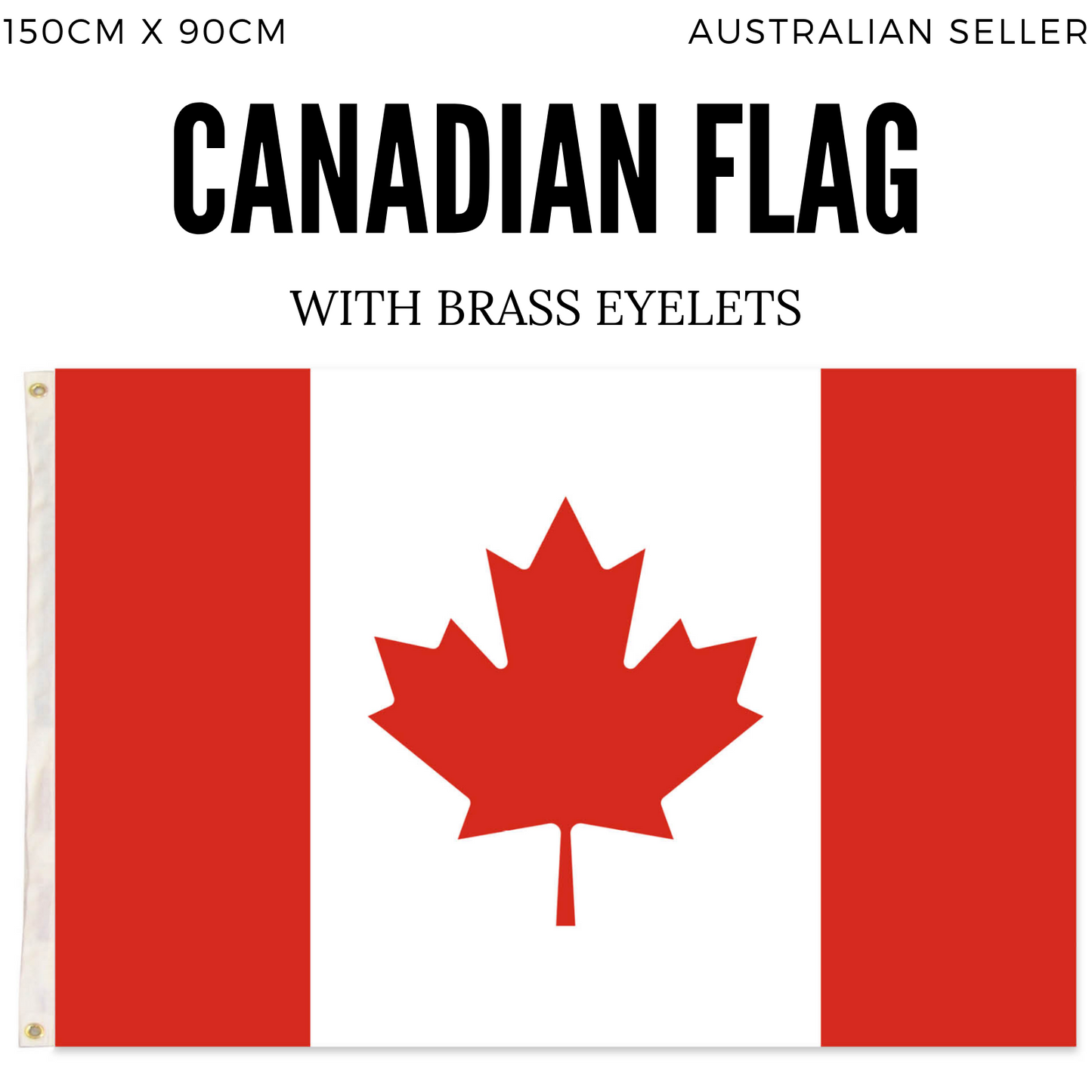 Canada Country Flag Heavy Duty Canadian Maple Leaf - 150cm x 90cm