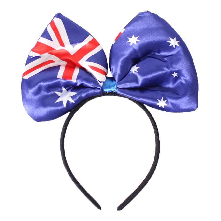 Australian Flag Bow Headband ¨C Festive Australia Day Accessory