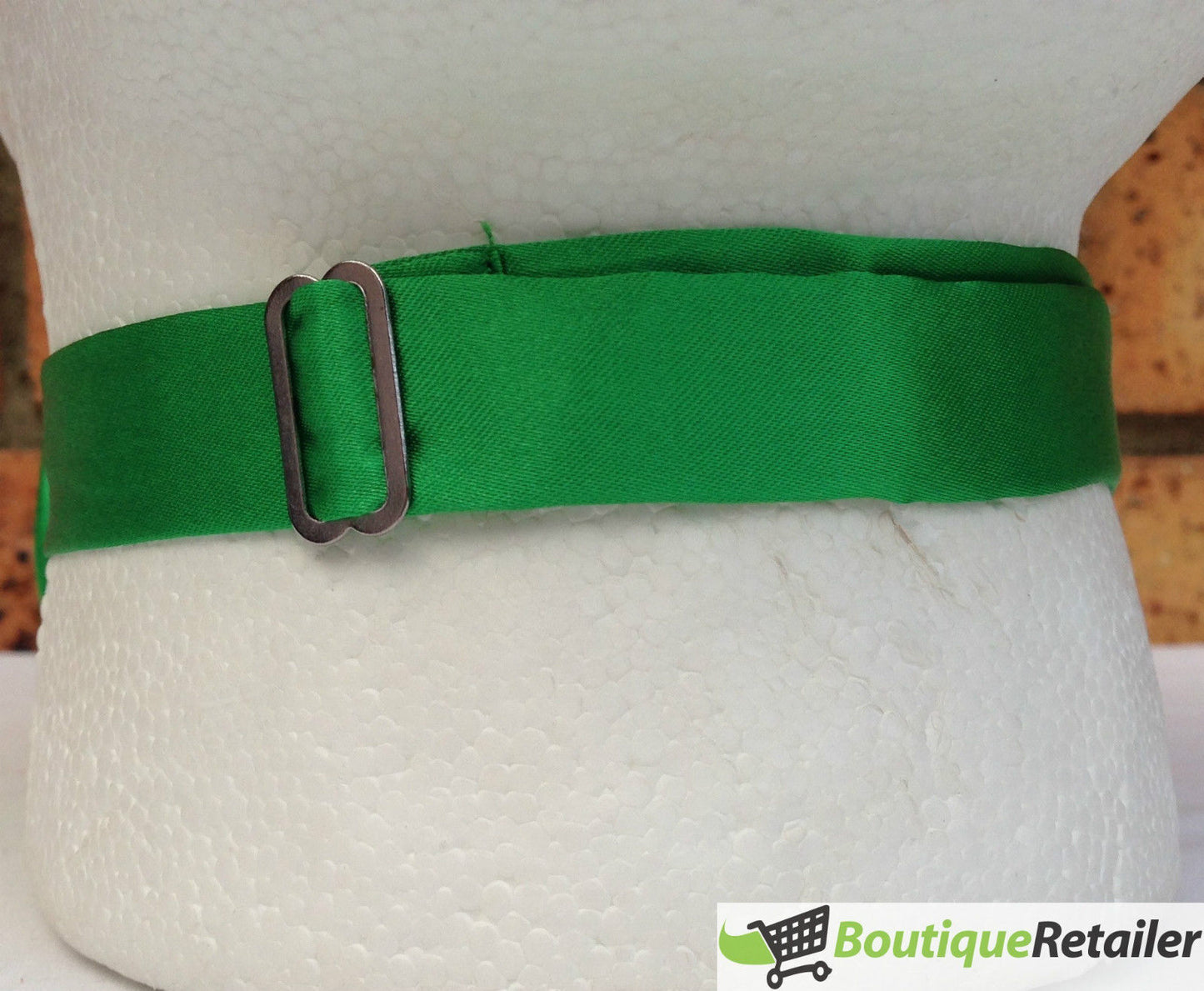 Mens BOW TIE Wedding Tuxedo Formal Bestman Necktie Classic Plain Party - Green