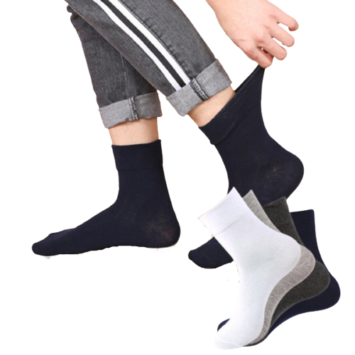 1x Pair COTTON Rich LOOSE TOP SOCKS Dress Medical Circulation Diabetic Comfort - -