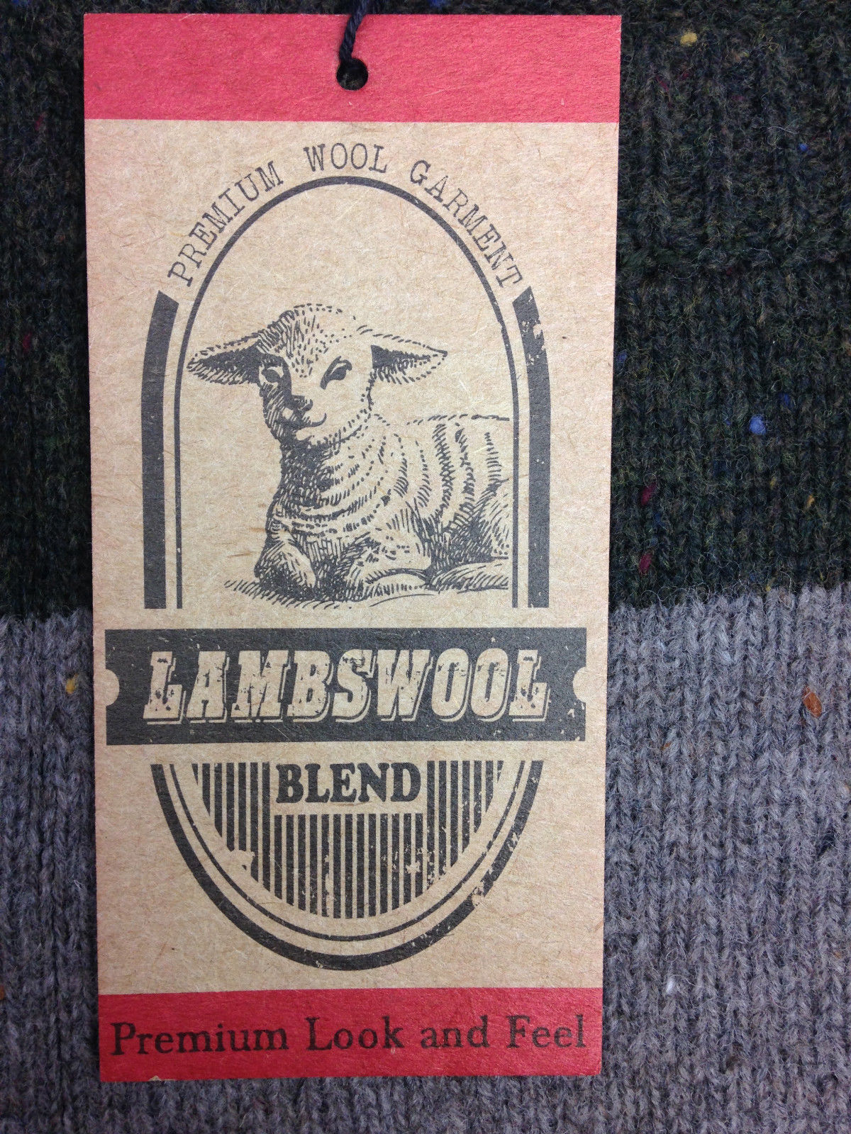 LAMBS WOOL KNIT JUMPER Pullover Mens Sweater Knitted Half Zip Crew Neck S-XXL - Half Zip - Deep Red (31) - M