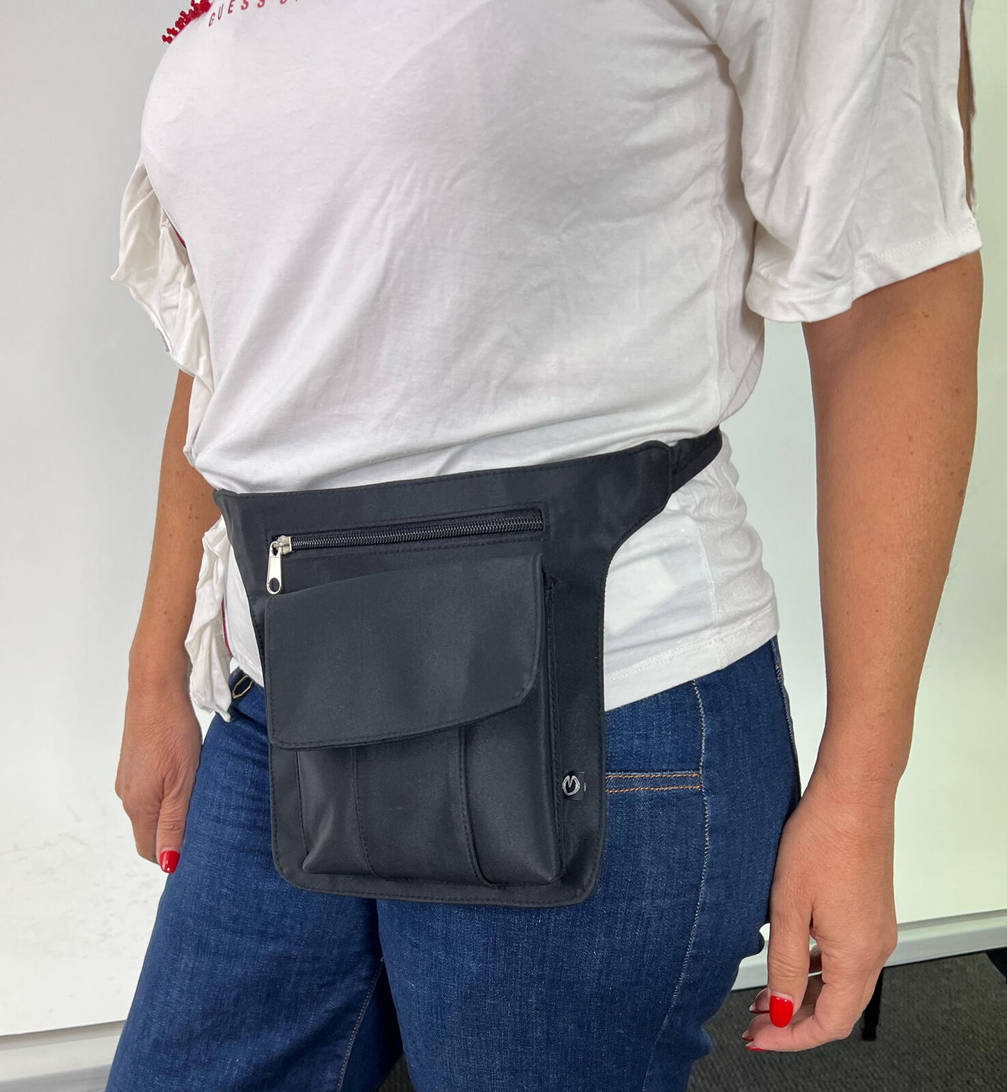 Pierre Cardin Inspired Milleni Luggage Bag Large in Blue + FREE Milleni Waist Bag