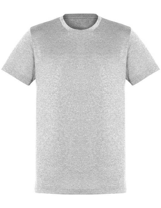 Plain T-Shirt 100% COTTON Basic Blank Tee Mens Ladies Casual BULK Adults - Grey Marle - XL