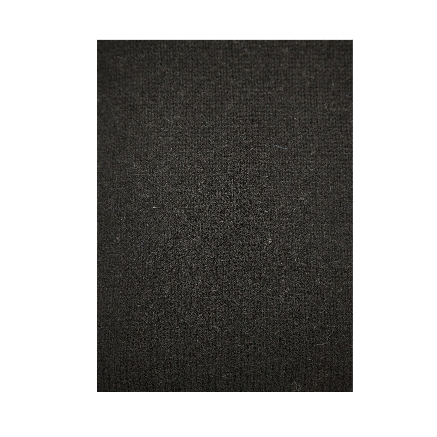 100% SHETLAND RAGG WOOL CREW Round Neck Knit JUMPER Pullover Mens Sweater Knitted - Plain Black - L
