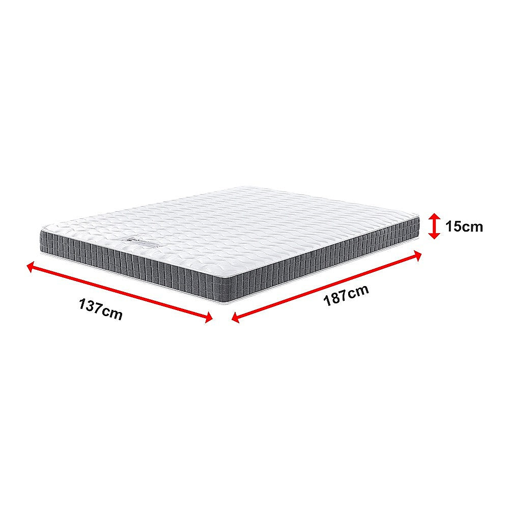 PALERMO Double Memory Foam Mattress - OEKO-TEX & CertiPUR-US Certified
