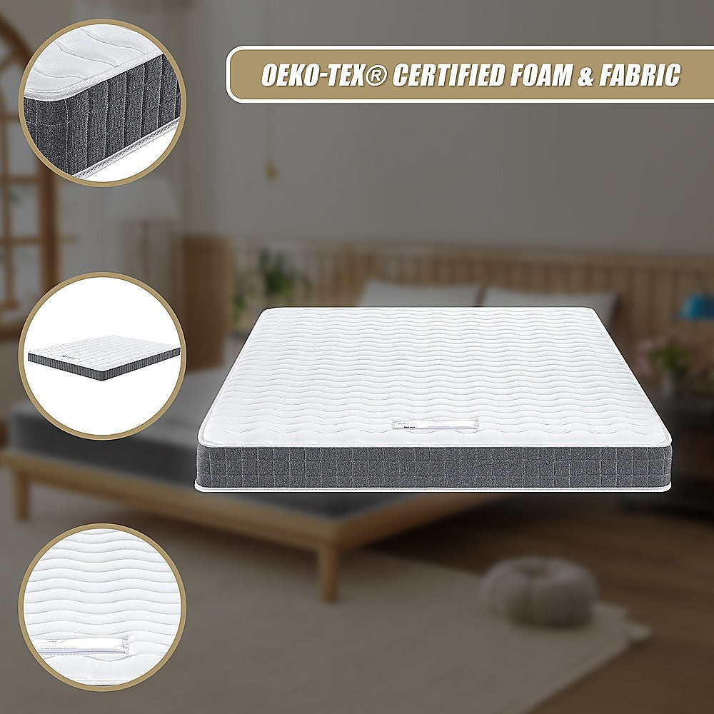 PALERMO Queen Memory Foam Mattress - OEKO-TEX & CertiPUR-US Certified