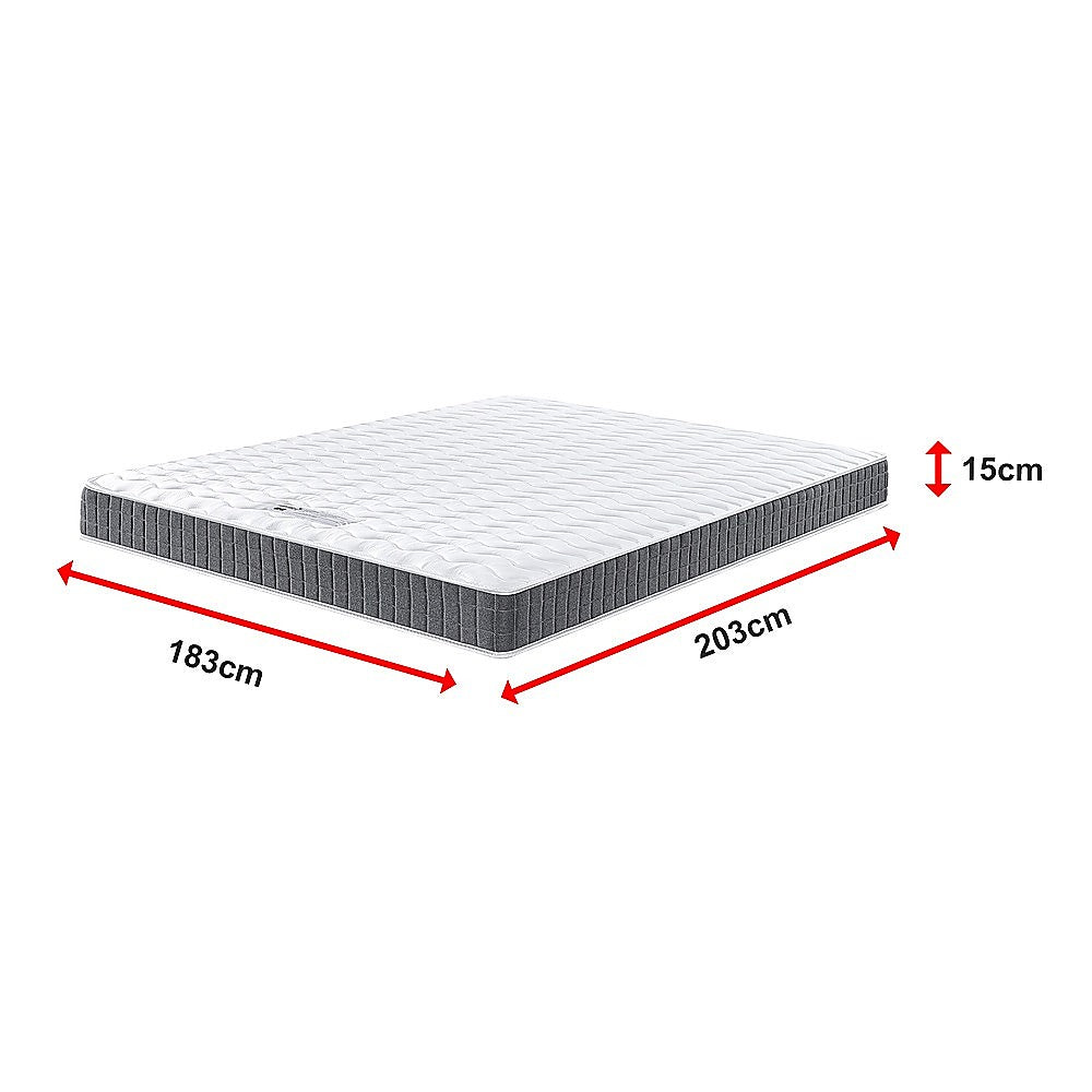 PALERMO King Memory Foam Mattress - OEKO-TEX & CertiPUR-US Certified