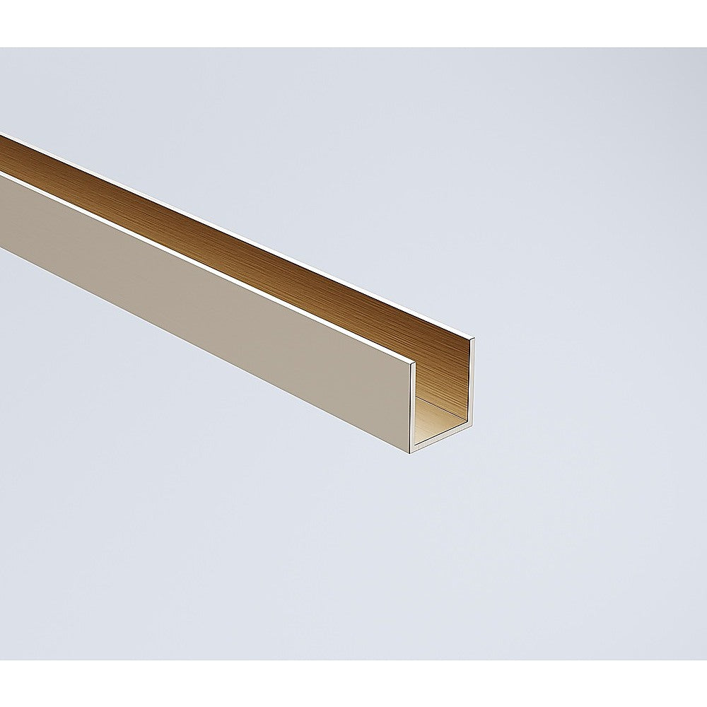 Glass Shower Screen 210cm Wall Channel in Nickel