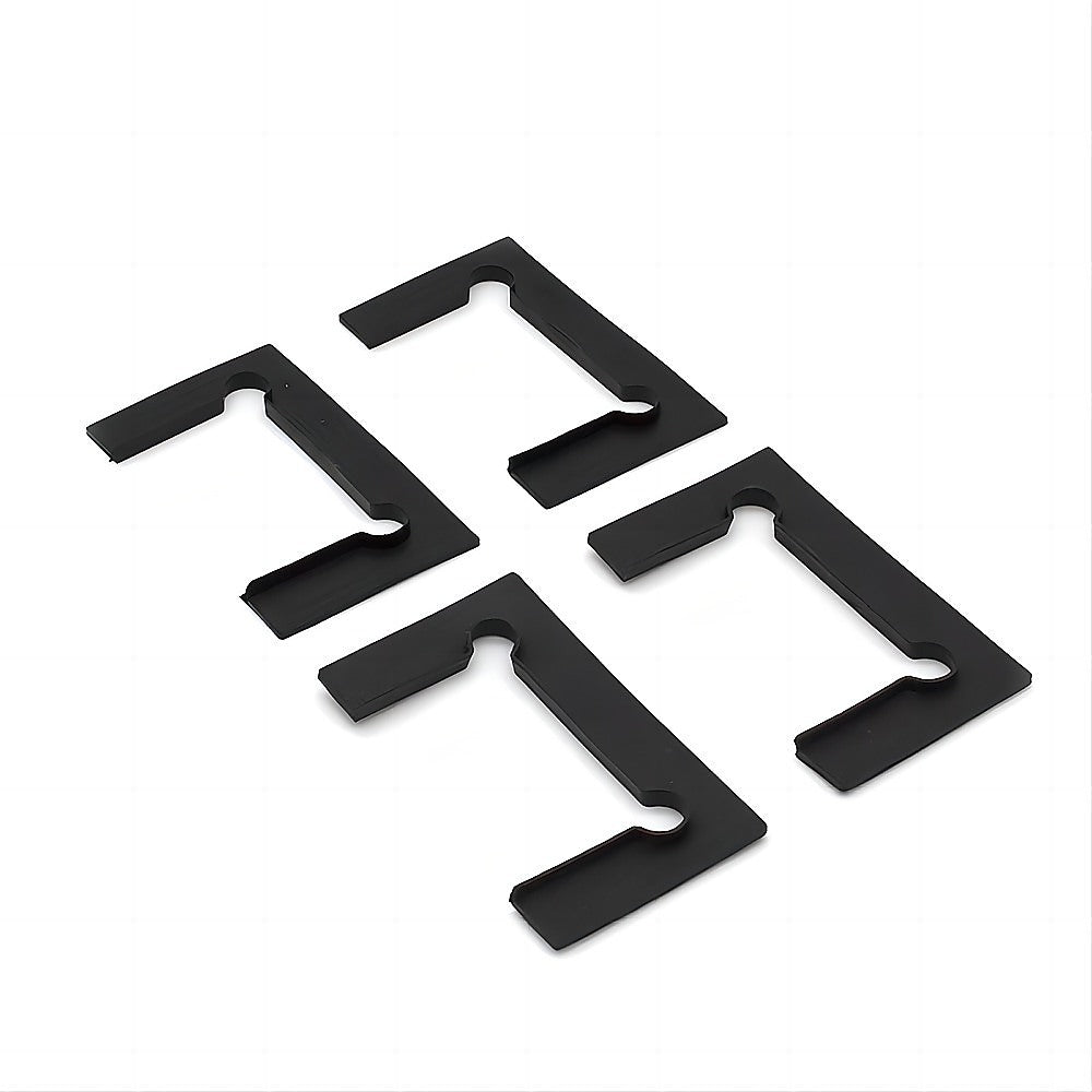 180 Degree Stainless steel Glass to Glass Shower Door Hinge in Black