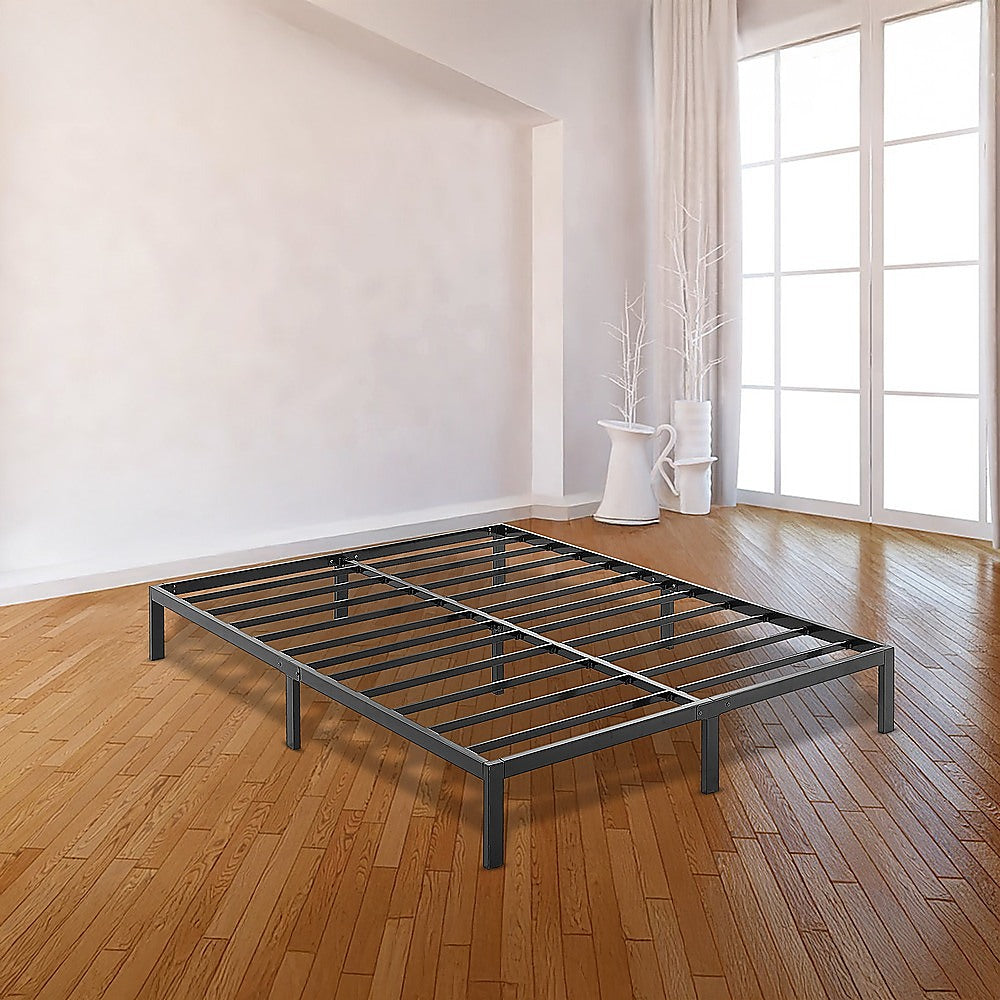 Double Full Metal Bed Frame Base 閳 Sturdy Steel Bed Base for Australian Mattress