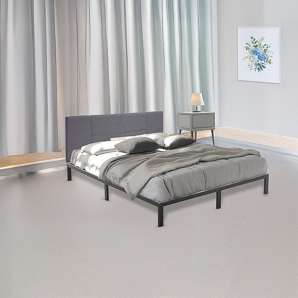Queen Full Metal Bed Frame Base 閳 Sturdy Steel Bed Base for Australian Mattress