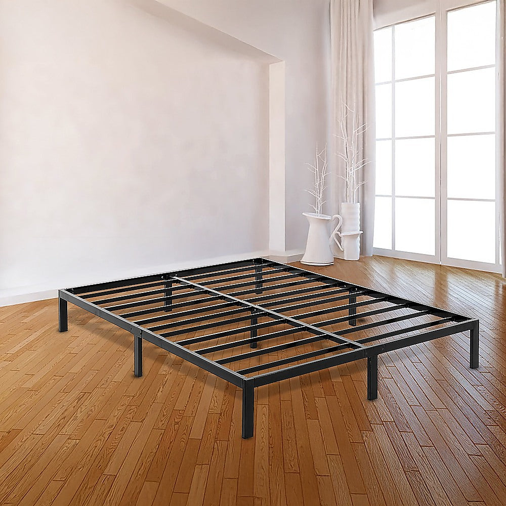 Queen Full Metal Bed Frame Base 閳 Sturdy Steel Bed Base for Australian Mattress