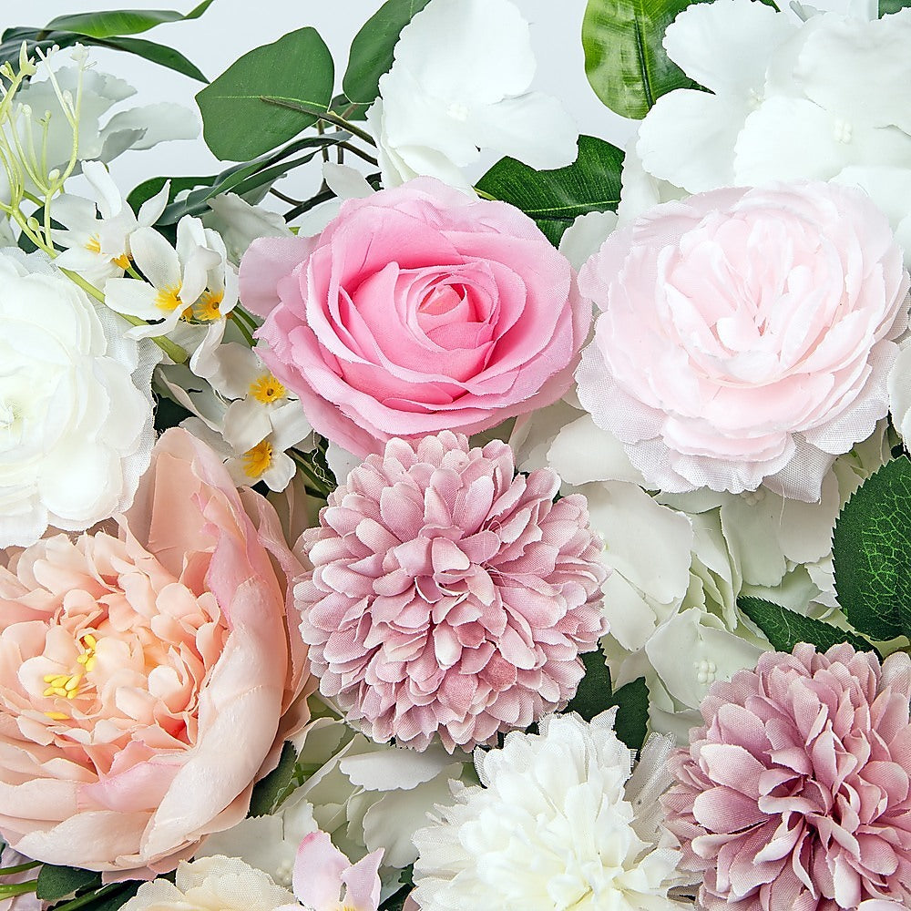 1M Artificial Flower Runner Arrangement Panel Wall Rose DIY Wedding Party D鑼卌or