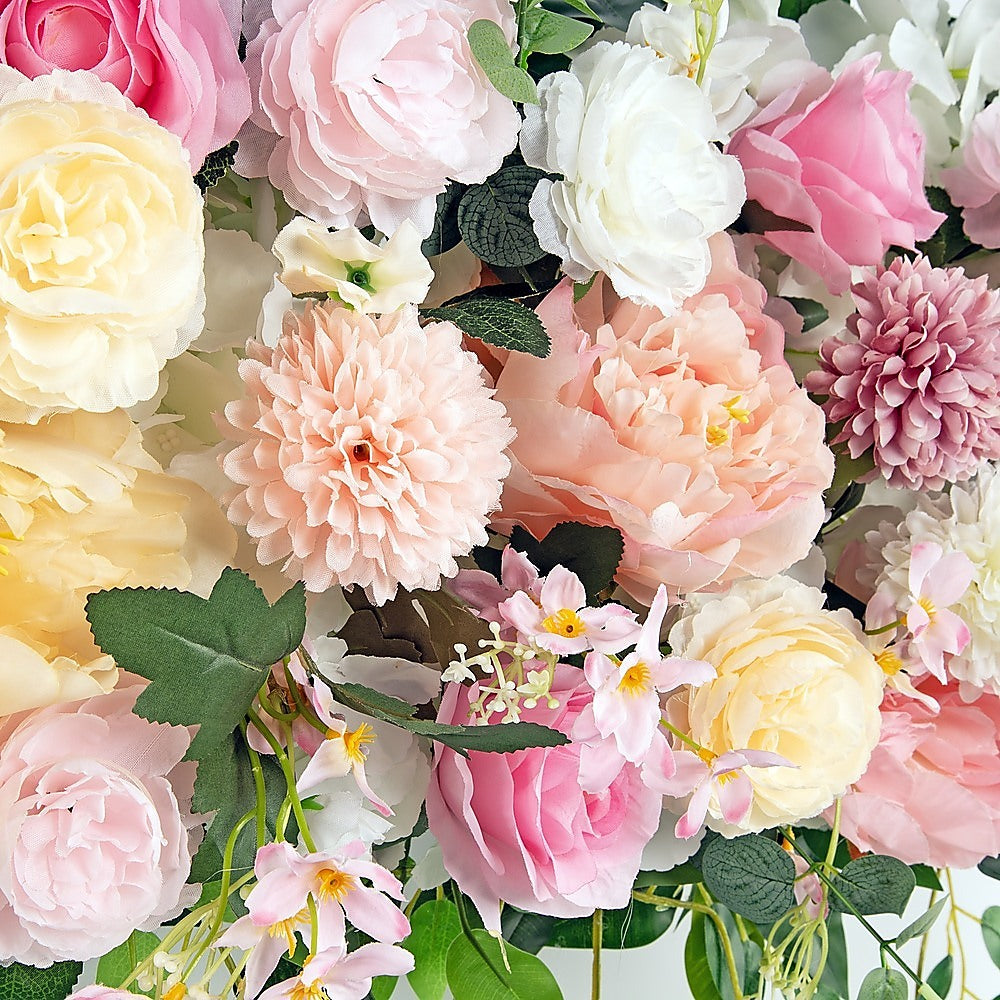 1M Artificial Flower Runner Arrangement Panel Wall Rose DIY Wedding Party D鑼卌or