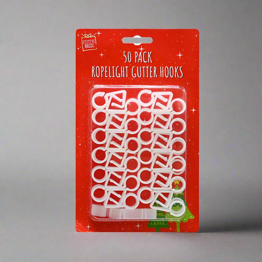 Ropelight Gutter Hooks ¨C 50 Pack