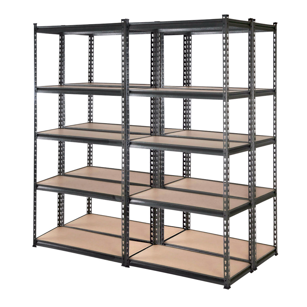 4x1.8M Garage Shelving Warehouse Rack Pallet Racking Storage Charcoal
