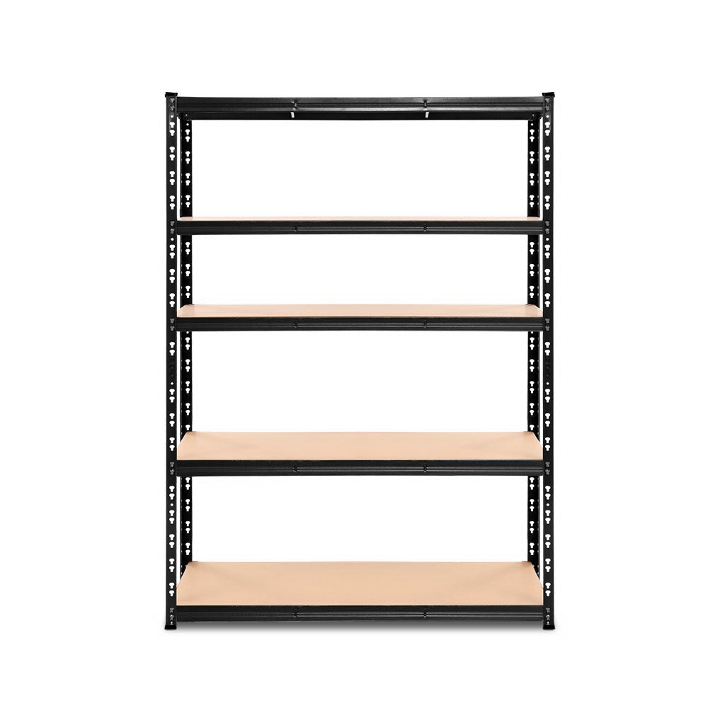 1.8M Garage Shelving Warehouse Rack Pallet Racking Storage Shelve Black