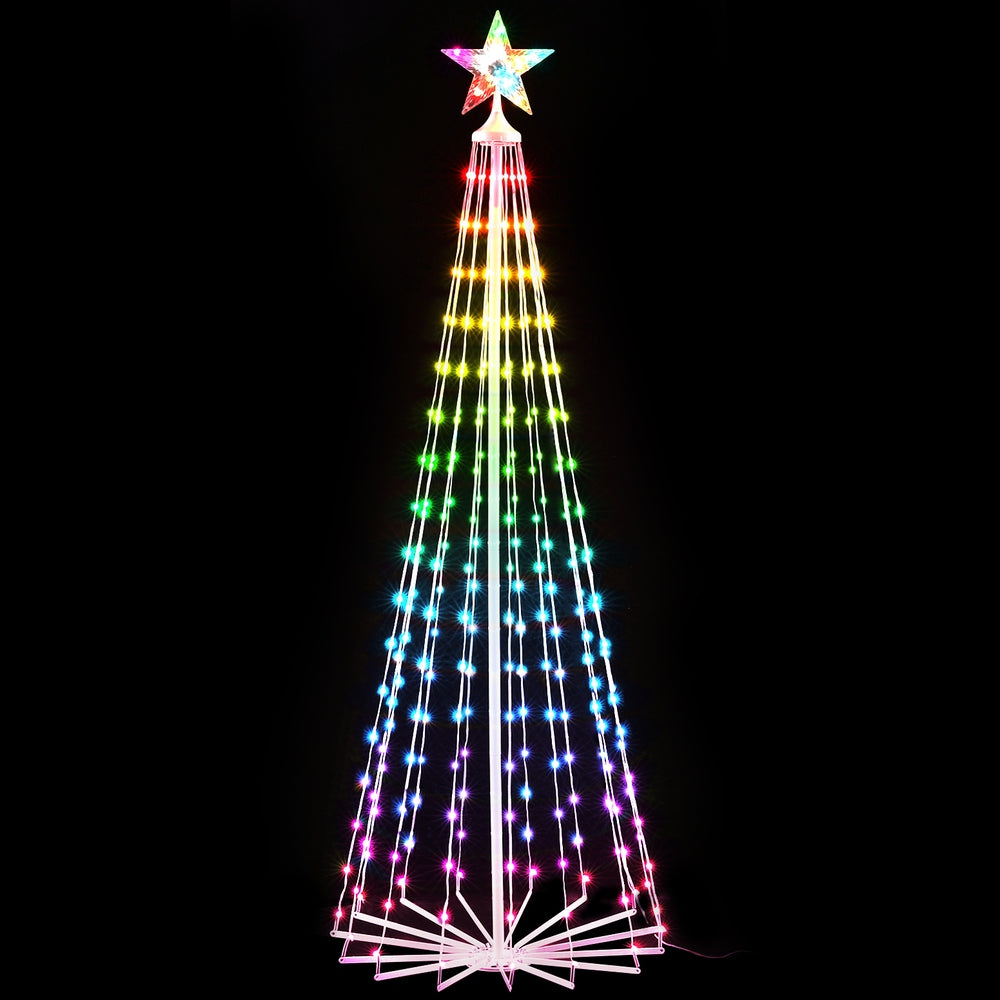 1.8M Christmas Tree 265 LED RGB Fairy Lights