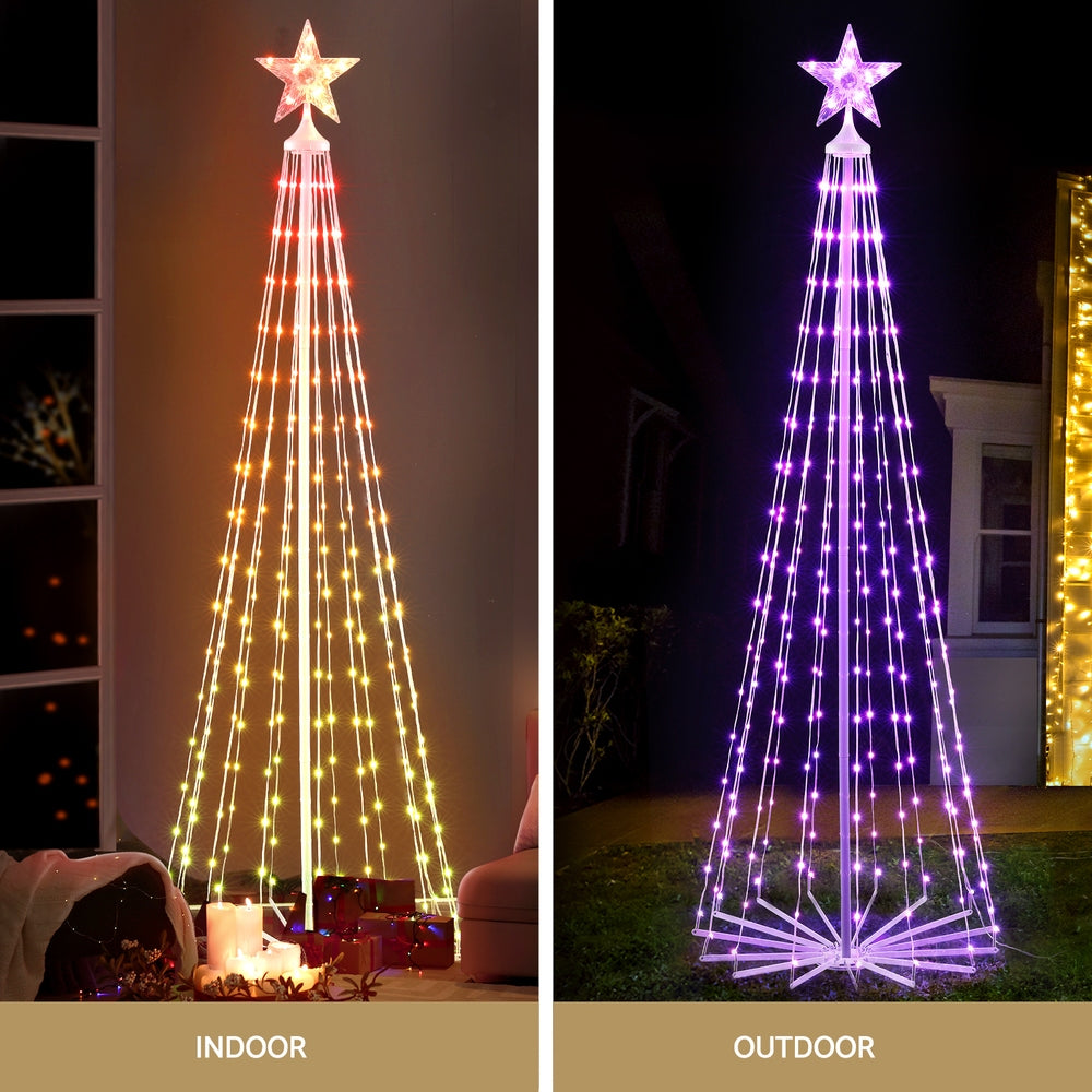 1.8M Christmas Tree 265 LED RGB Fairy Lights