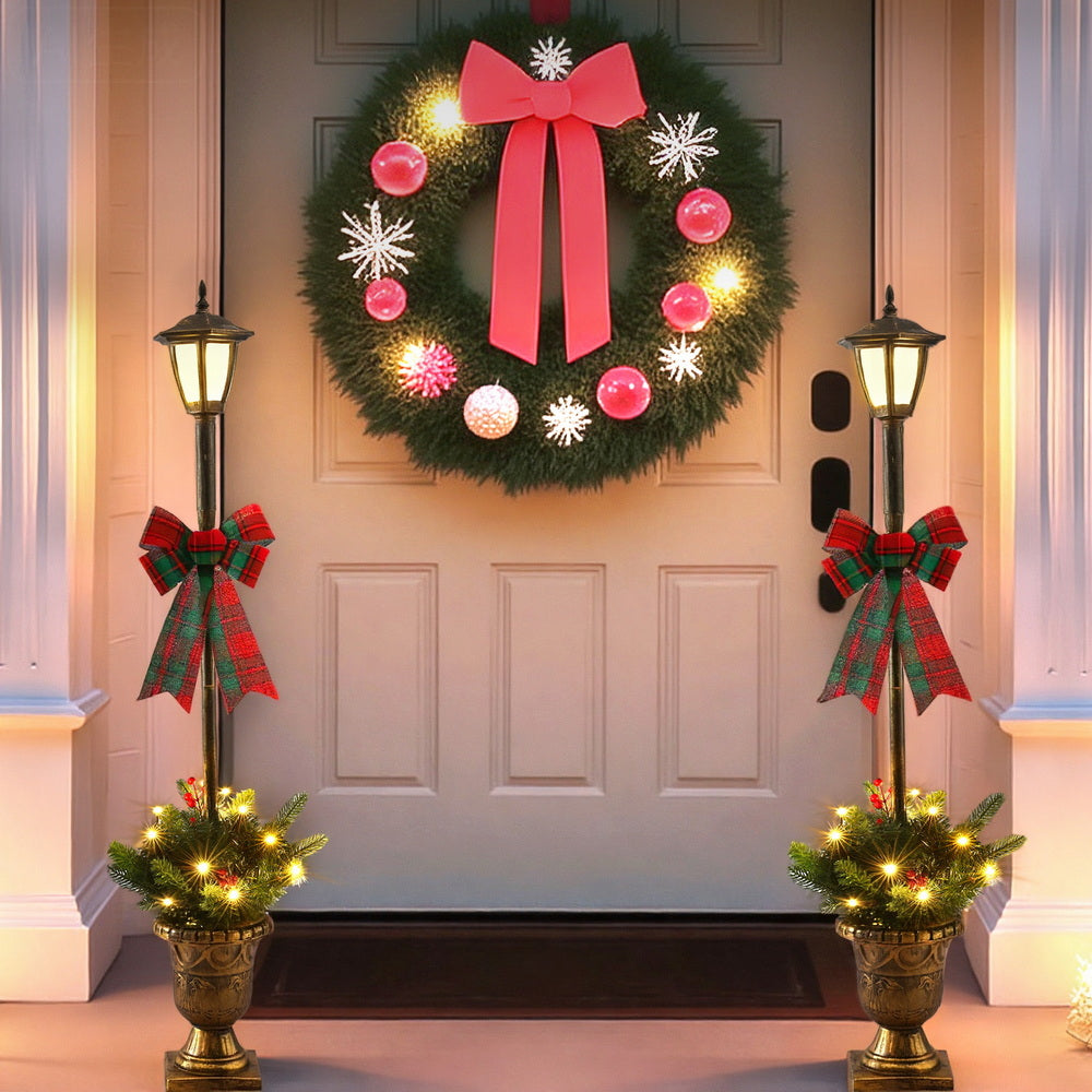 Christmas Lights 125cm Lamp Post 50 LED Fairy Light Decorations