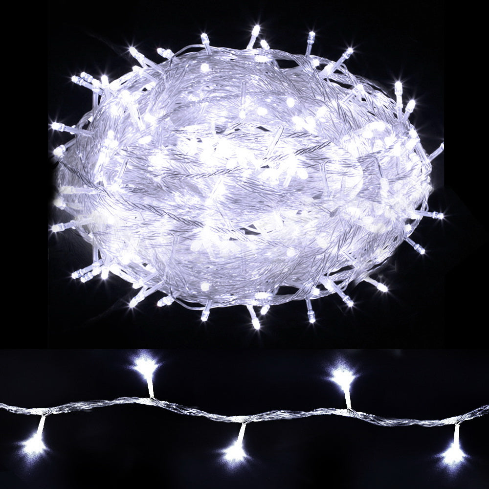 100M Christmas Lights String Fairy Light 500 LED Cool White