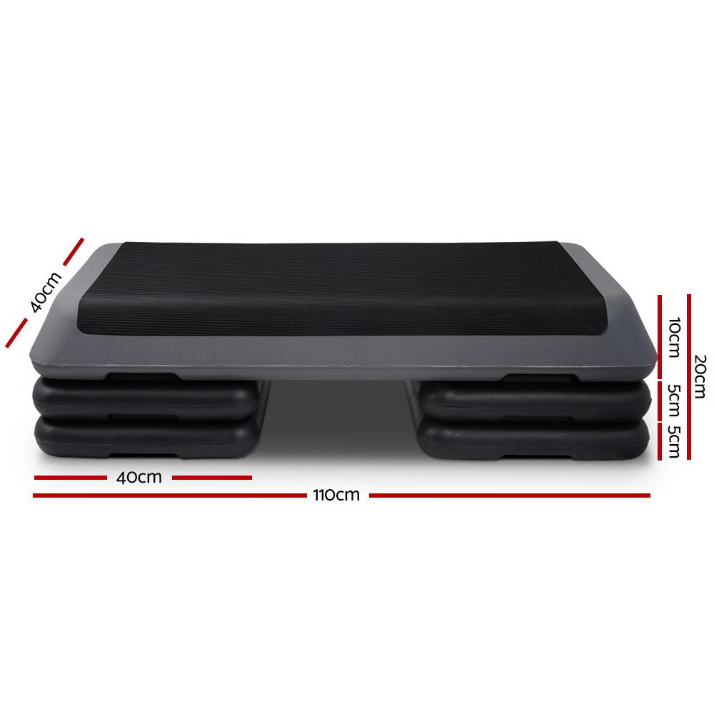 3 Level Aerobic Step Exercise Stepper 110cm Gym Home Fitness