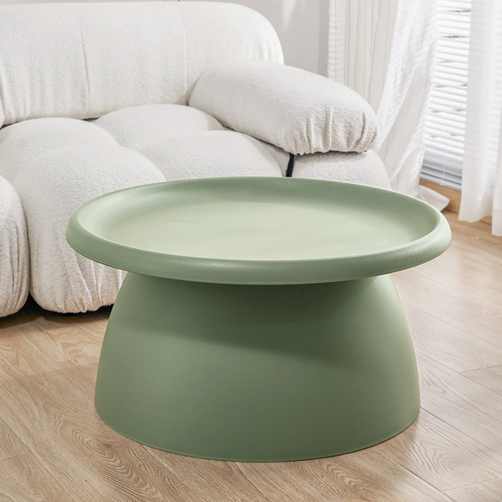 Coffee Table Round 71CM Plastic Green