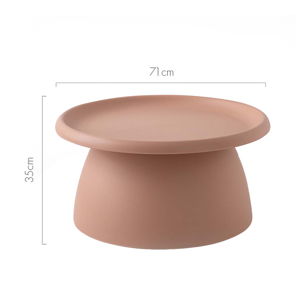 Coffee Table Round 71CM Plastic Pink