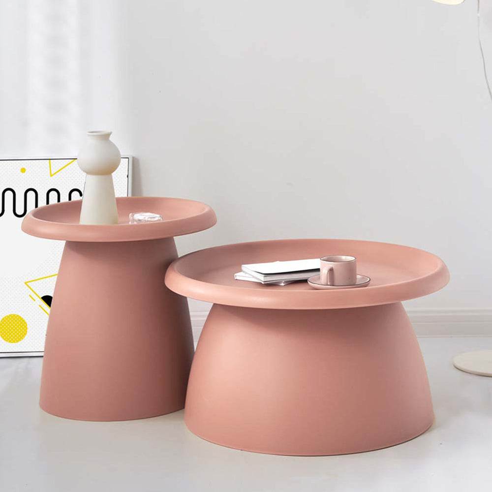 Coffee Table Round 71CM Plastic Pink