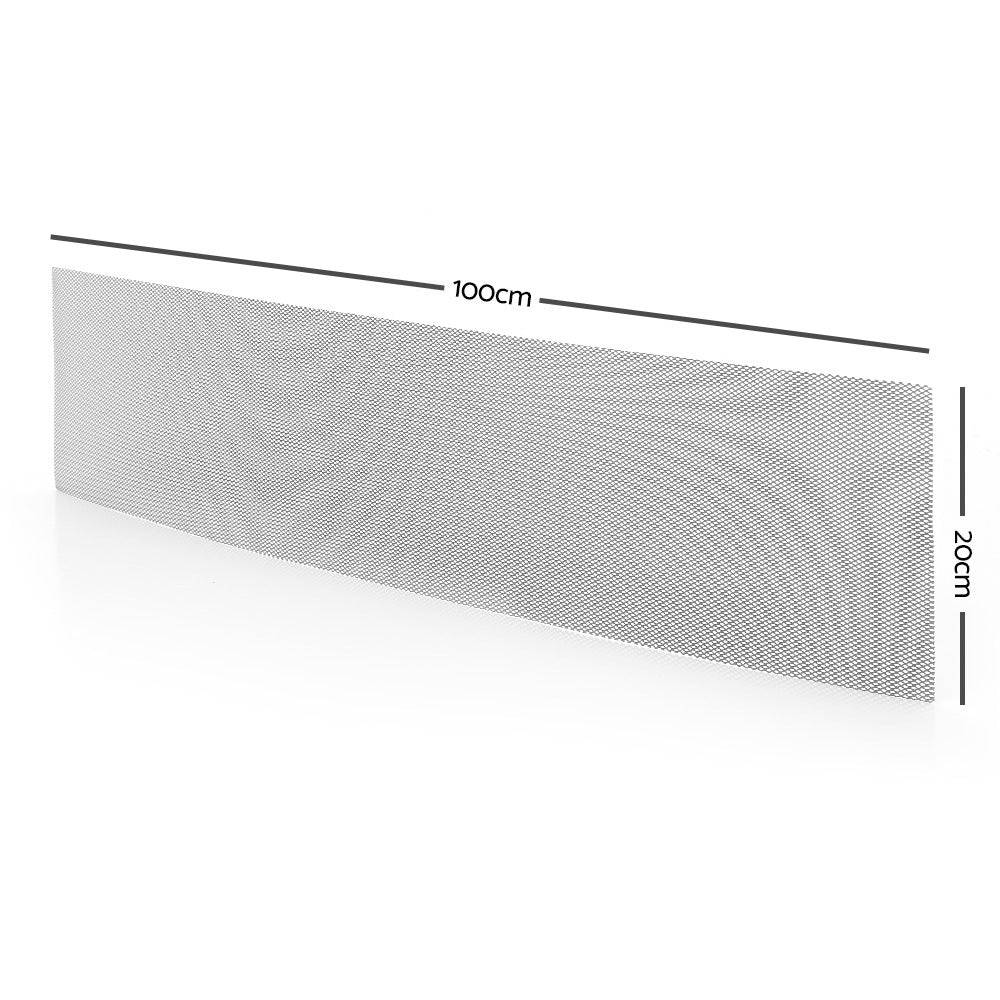 Gutter Guard Aluminium Mesh 30M 100x20cm Silver