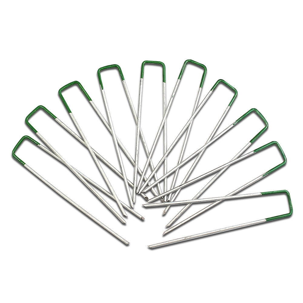Prime Turf Artificial Grass 200pcs Synthetic Pins Fake Lawn Turf Weed Mat Pegs Joining Tape
