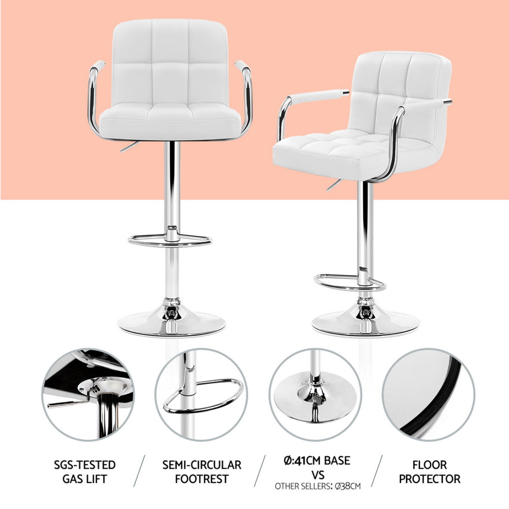 Bar Table and Stools Set Dining Desk Kitchen Chairs Cafe Pub